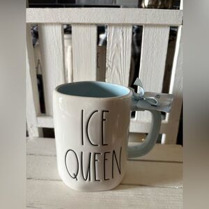 Rae Dunn Ice Queen Mug with Blue Interior